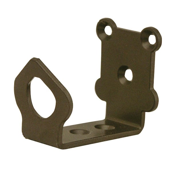 Quiet Glide 2-1/8 in. x 1-5/8 in. Universal Oil Rubbed Bronze Floor Bracket