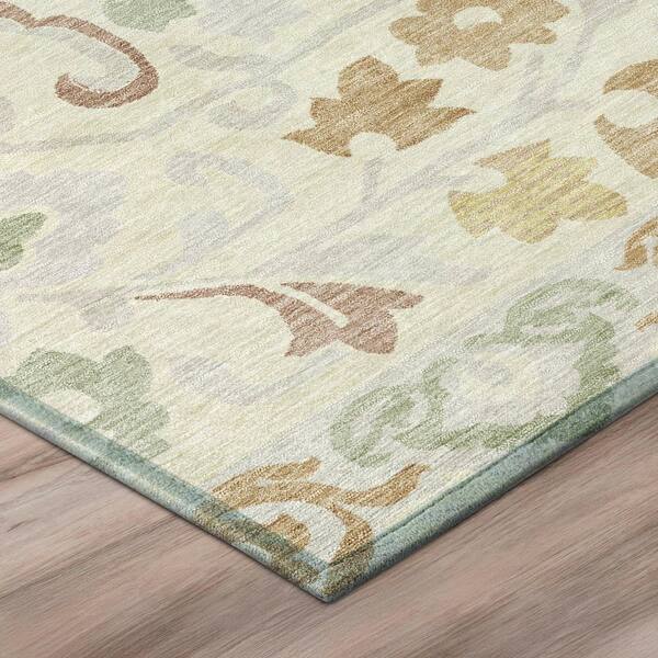 Chantille Machine Washable Indoor/Outdoor Abstract ACN3159 Cream 2 ft. x 3 ft. Accent Rug