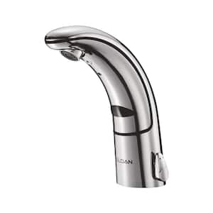 Optima Battery Powered Single Hole Touchless Bathroom Faucet with Integrated Side Mixer in Polished Chrome