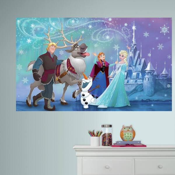 RoomMates 60 in. W x 36 in. H Frozen 2- Piece Peel and Stick Wall Decal Mural