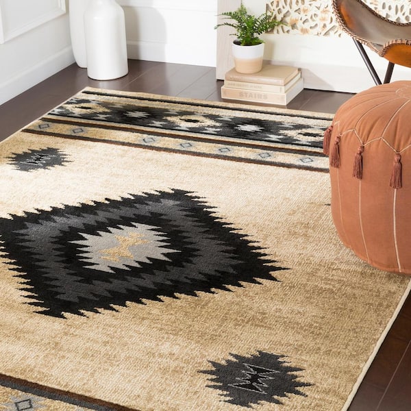 Sora Beige 8 ft. 10 in. x 12 ft. 9 in. Area Rug
