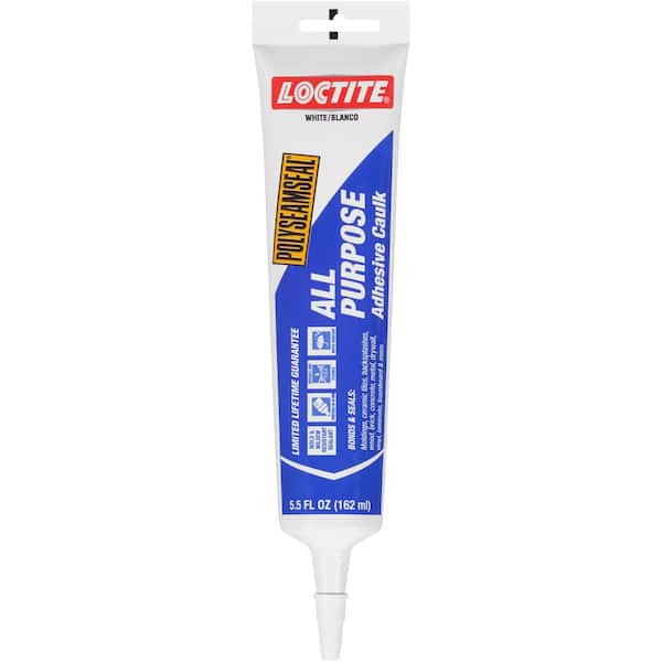 Loctite Polyseamseal All Purpose 5.5 oz. Latex Adhesive Caulk Sealant White Cartridge (12 pack)