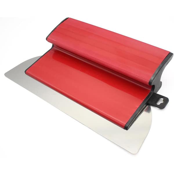 KIWDZFU 10 in. European Stainless Steel Drywall Skimming Blade with Smooth Finish and Replaceable Blade