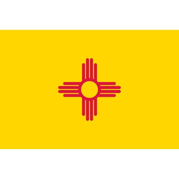 Seasonal Designs 3 ft.x 5 ft. Nylon New Mexico State Flag