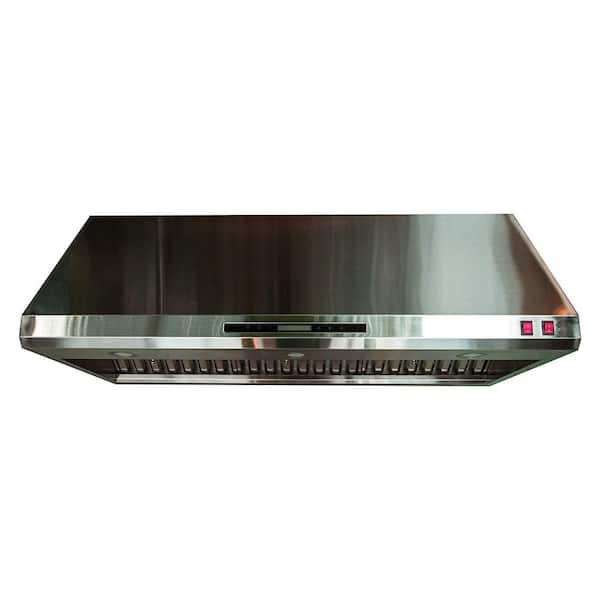 True Induction HES702 48 in. 1000 CFM Cabinet Insert Range Hood in Stainless Steel