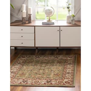 Voyage St. Florence Light Green 4' 0 x 4' 0 Square Rug