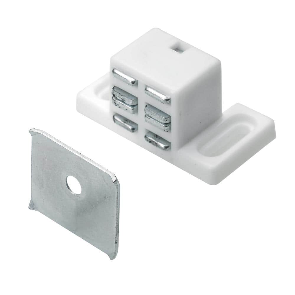 Everbilt High Rise Magnetic Catch, White (1-Pack) 9236041 - The