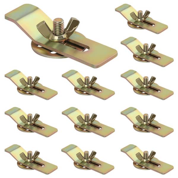 MOCOST Undermount Sink Clips – 10-Pack Epoxy Bracket Kit, 1000lb Capacity, No-Drill Installation For Kitchen & Bathroom