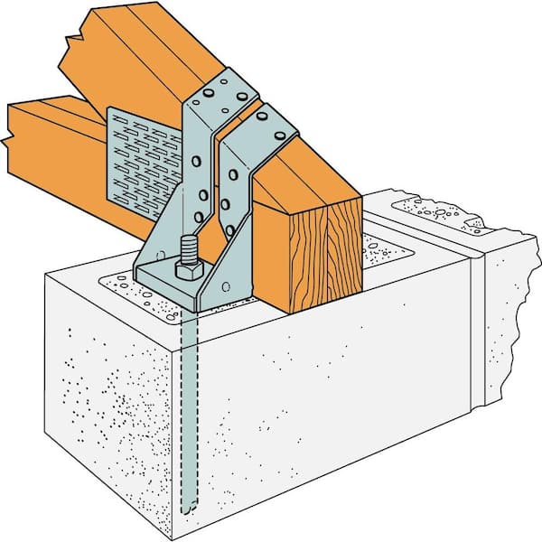 MGT 3-3/4 in. Galvanized Medium Girder Tie