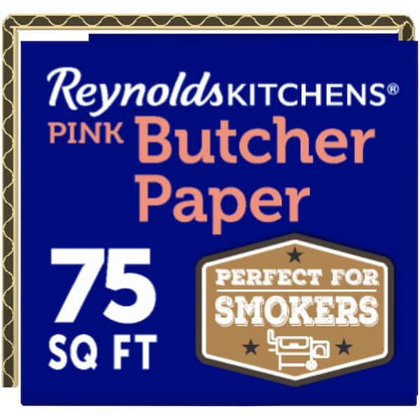 Reynolds Kitchens Pink Butcher Paper for Smoking Meat, with Slide