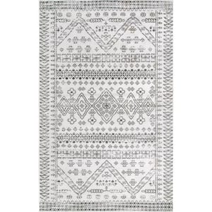 Frances Light Gray 10 ft. x 14 ft. Moroccan Indoor Area Rug