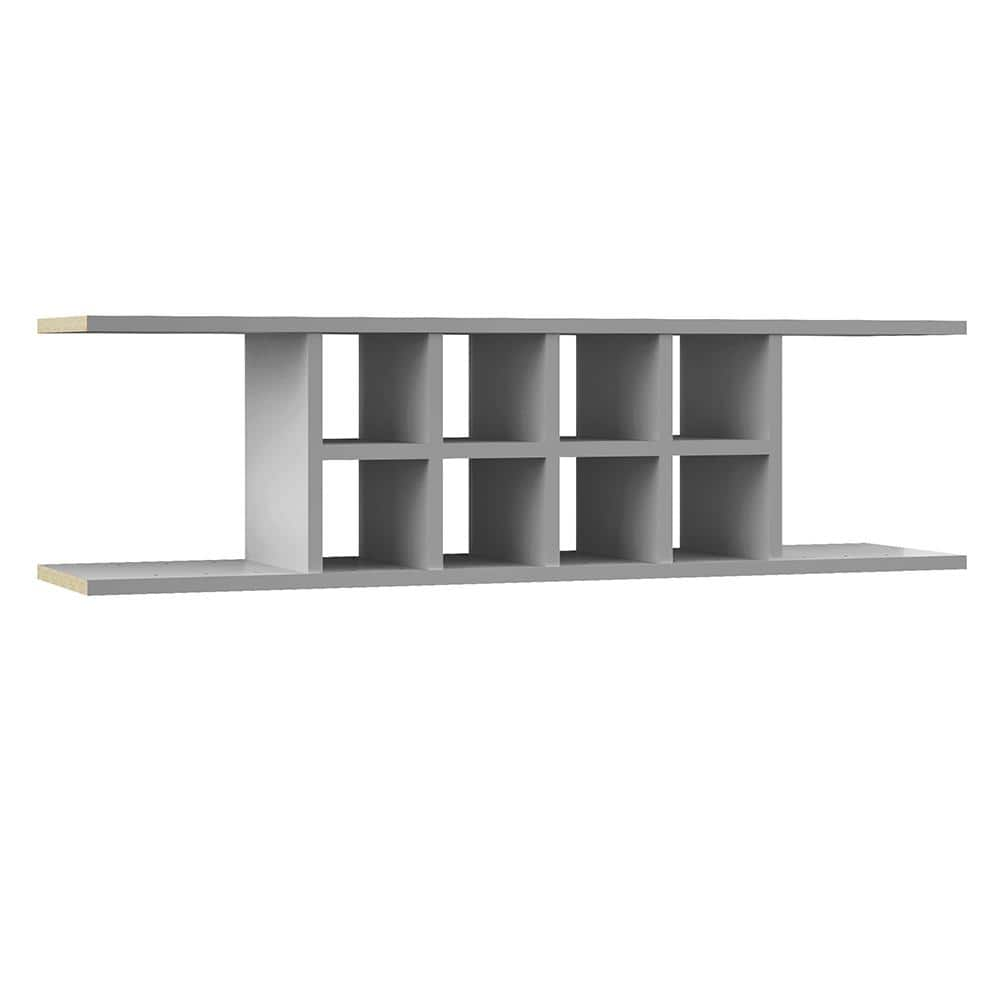 Hampton Bay Shaker 48 in. W x 11.25 in. D x 13.5 in. H Assembled Wall ...