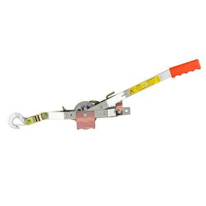 1,500 lb. 3/4-Ton Capacity 10:1 Leverage Rope Puller Come Along Tool Rope Not Included