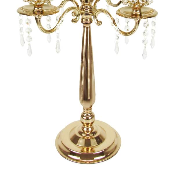 Fountain Brass Candle Holder - Large