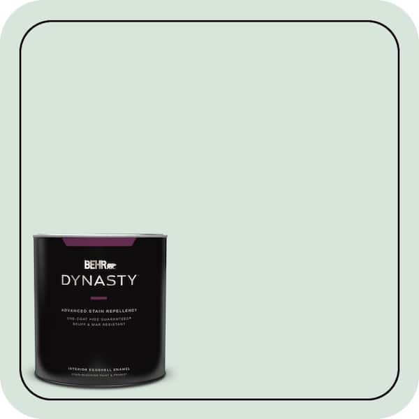 BEHR DYNASTY 1 qt. #S420-1 New Day Eggshell Enamel Interior Stain-Blocking Paint & Primer