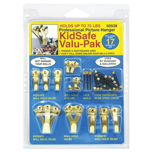 OOK KidSafe 17-Piece Picture Hanger Kit