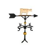 32 in. Deluxe Gold Cow Weathervane