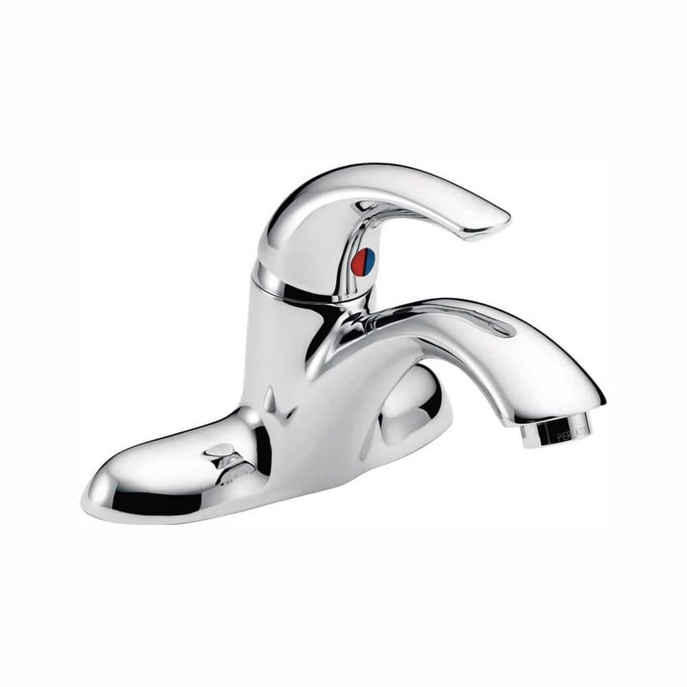 Delta Commercial 4 in. Centerset Single-Handle Bathroom Faucet in Chrome, Grey -  22C001