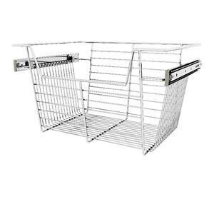 Sidelines 18 in. Chrome Pullout Closet Basket