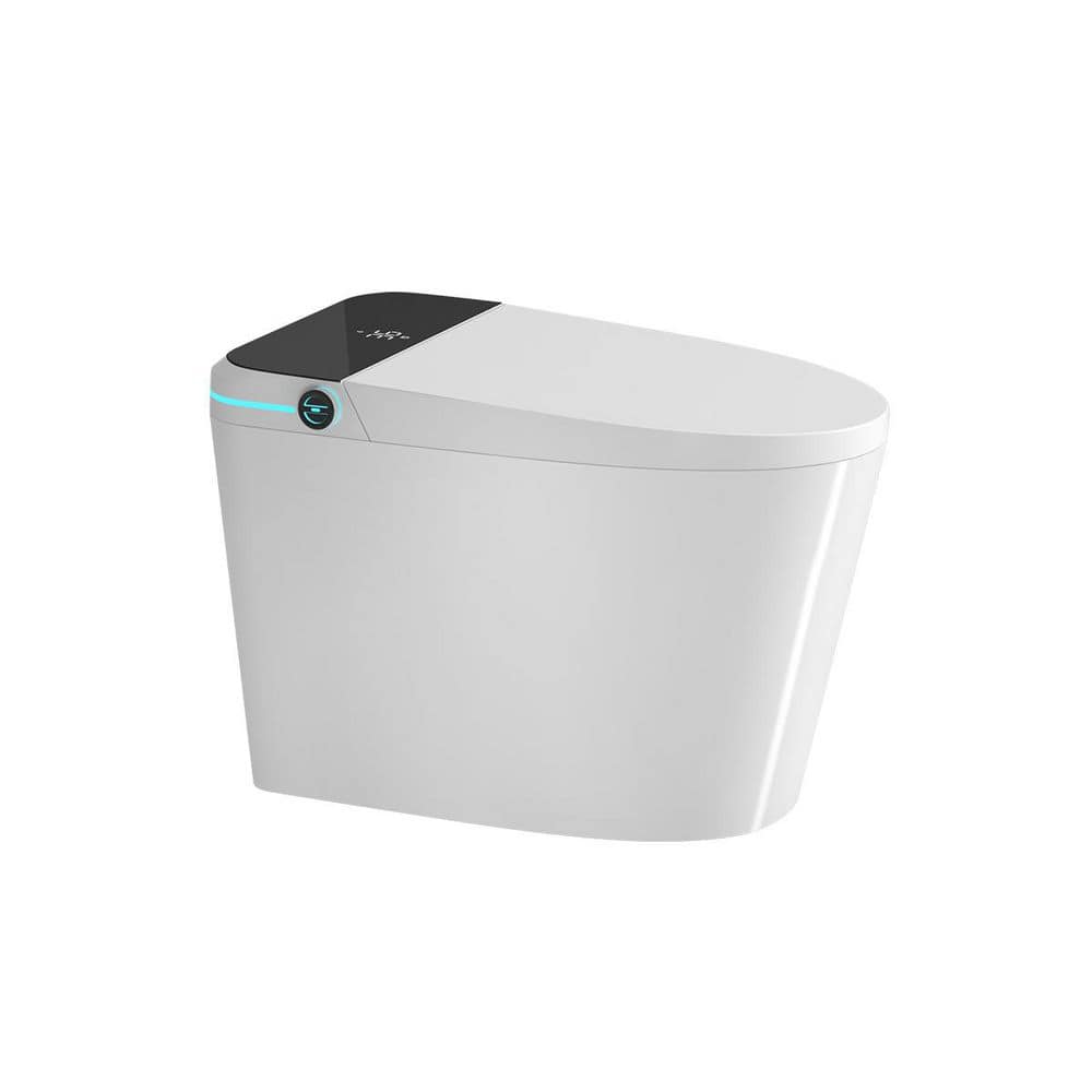 Modern Elongated Bidet Toilet 1.28 GPF in White with Heated Seat, Warm Water, Foot Sensor, Auto Open/Close price history on PriceWatchPro