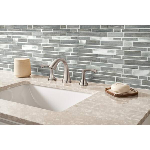 Take Home Tile Sample - Bimini Interlocking 4 in. x 4 in. Multi-Surface Mosaic Tile