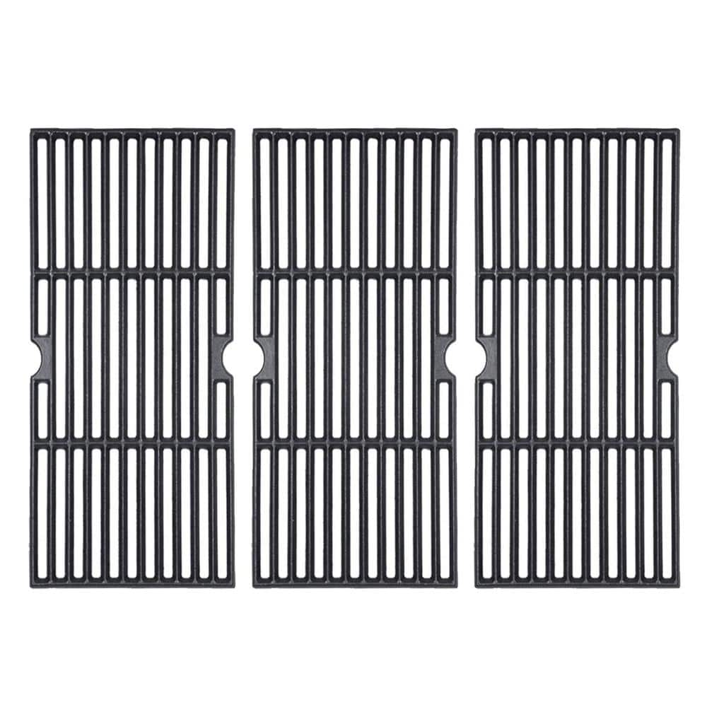 Porcelain Enameled Cast Iron Grill Grates Replacement Set 3 Pack 16 7/8 in x 9 5/16 in Each for Outdoor Gas Grills price history on PriceWatchPro