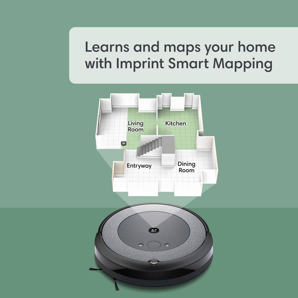 iRobot Roomba Combo i5+ Black Cordless Robot Vacuum and Mop