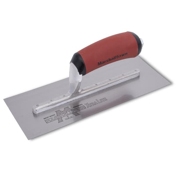 MARSHALLTOWN 10 in. x 4 in. Curved Durasoft Handle Finishing Trowel