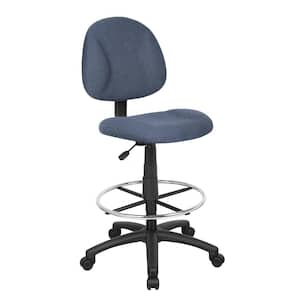 Black Drafting Chair with Footrest 18.5 x 22.5 x 48.75 : KH550 - Work  Smart by Office Star Products