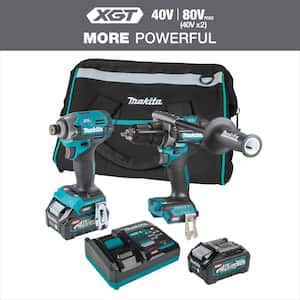 40-Volt maximum XGT Brushless Cordless 2-Piece, Combo Kit (Hammer Driver-Drill/Impact Driver) 2.5Ah/4.0Ah