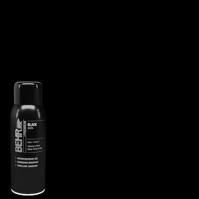 12 oz. Black Satin Interior/Exterior Spray Paint and Primer Aerosol