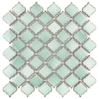 Hudson Tangier Mint Green 12-3/8 in. x 12-1/2 in. Porcelain Mosaic Tile (11.0 sq. ft./Case)