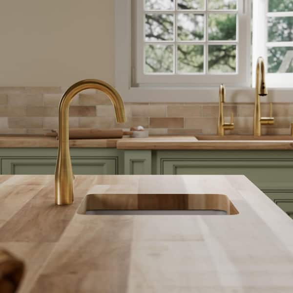 Karran Gray Quartz 17 in. Undermount Bar Sink QU-690-GR - The Home