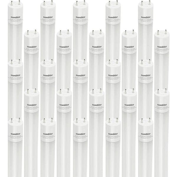 Sunlite 14-Watt 4 ft. Linear T8 LED UL Listed G13 Bipin Base Tube Light Bulb in Warm White 3000K (25-Pack)