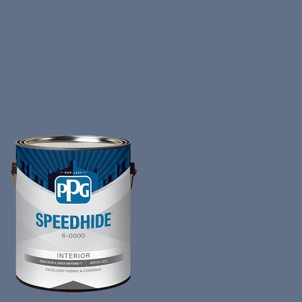 SPEEDHIDE 1 gal. PPG1164-6 Blue Cloud Semi-Gloss Interior Paint
