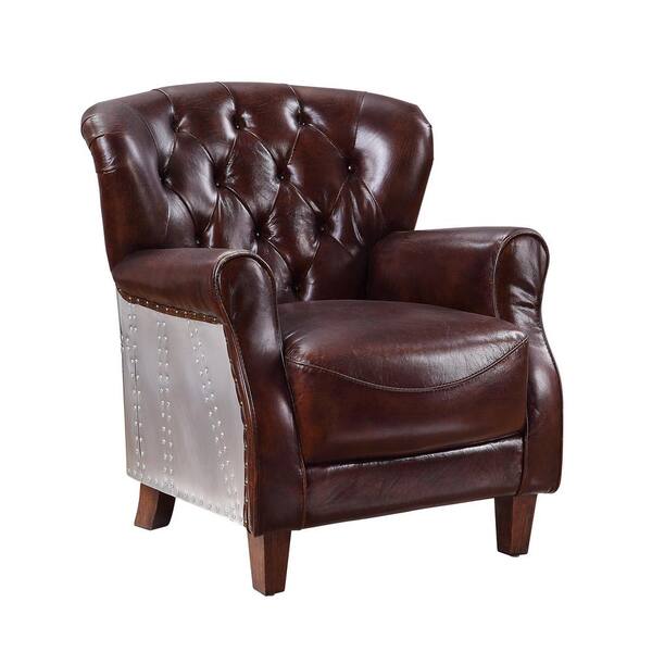 dfs leather arm chair