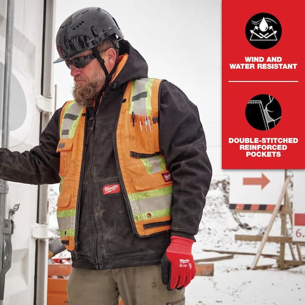 Men's Large Black FREEFLEX Softshell Hooded Jacket