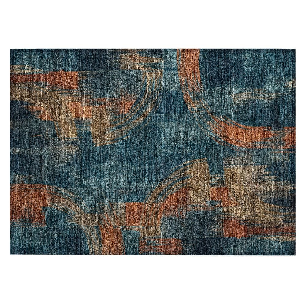 Chantille Machine Washable Indoor/Outdoor Abstract ACN2948 Blue 2 ft. x 3 ft. Accent Rug price history on PriceWatchPro