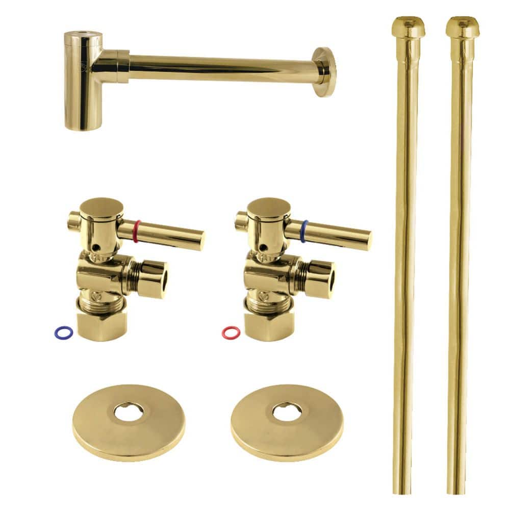 Trimscape Modern Made of Brass Plumbing Sink Trim Kit with Bottle Trap in Polished Brass price history on PriceWatchPro