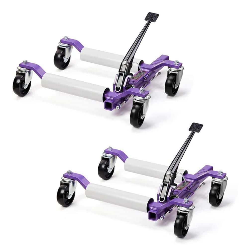 1500 lbs. Capacity Mechanical Car Wheel Dolly in Purple 2-Pack price history on PriceWatchPro