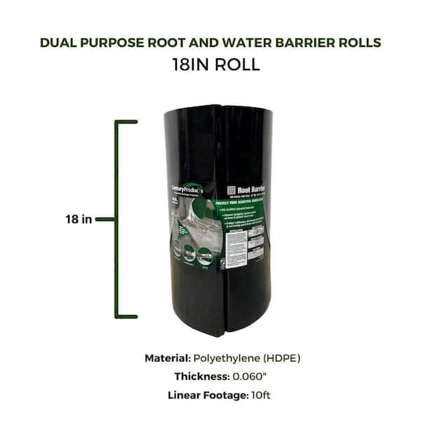 Unbranded 18 in. D x 120 in. L Dual Purpose Root and Water Barrier Rolls