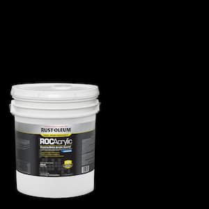 5 gal. ROC Acrylic 3800 DTM OSHA Gloss Black Interior/Exterior Enamel Paint