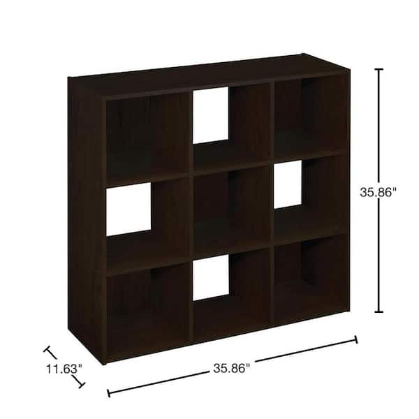 ClosetMaid 9 Espresso Laminate Storage Cubes ClosetMaid 9 Espresso Laminate Storage Cubes