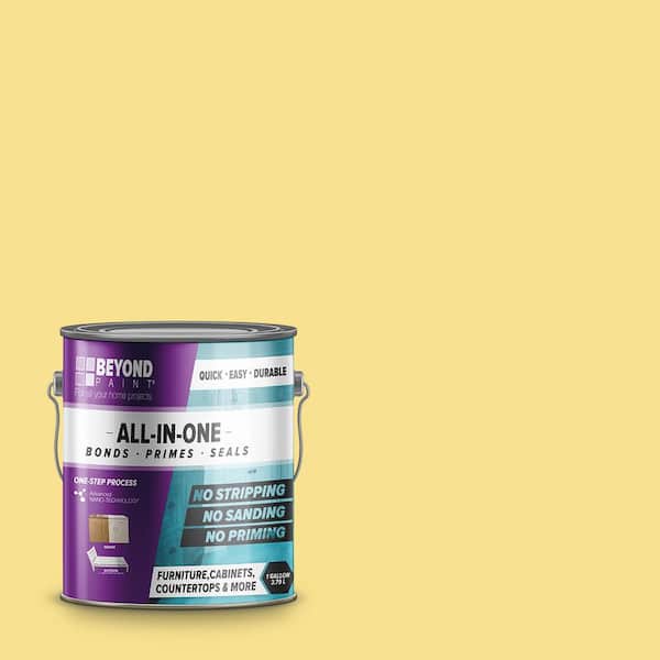 BEYOND PAINT 1 gal. Buttercream Furniture, Cabinets, Countertop and More Multi-Surface All-in-One Interior/Exterior Refinishing Paint
