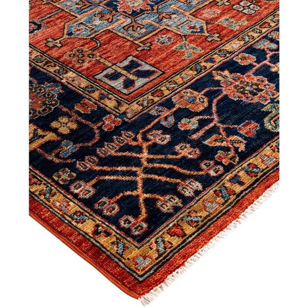 Chloe & Olivia Home Serapi Red 6 x 9 Tribal Wool Indoor Area Rug