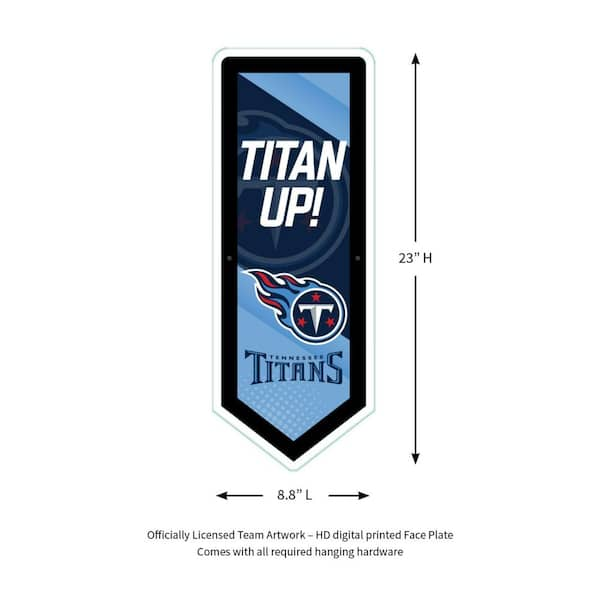 TITAN UP Tennessee Titans Football License Plate Sign 