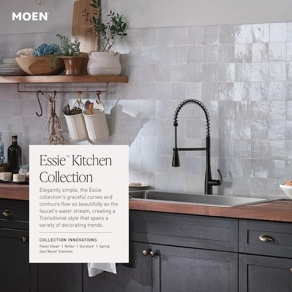 MOEN Robinet De Cuisine Manor à Poignée Unique En Chrome | Home Depot Canada
