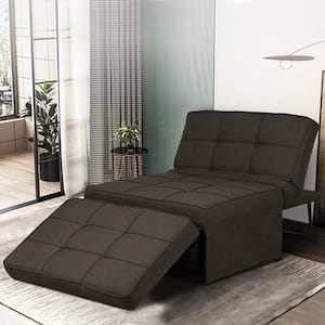 4 in 1 Adjustable Sofa Bed Folding Convertible Chair/Ottoman Arm Chair Sleeper Bed