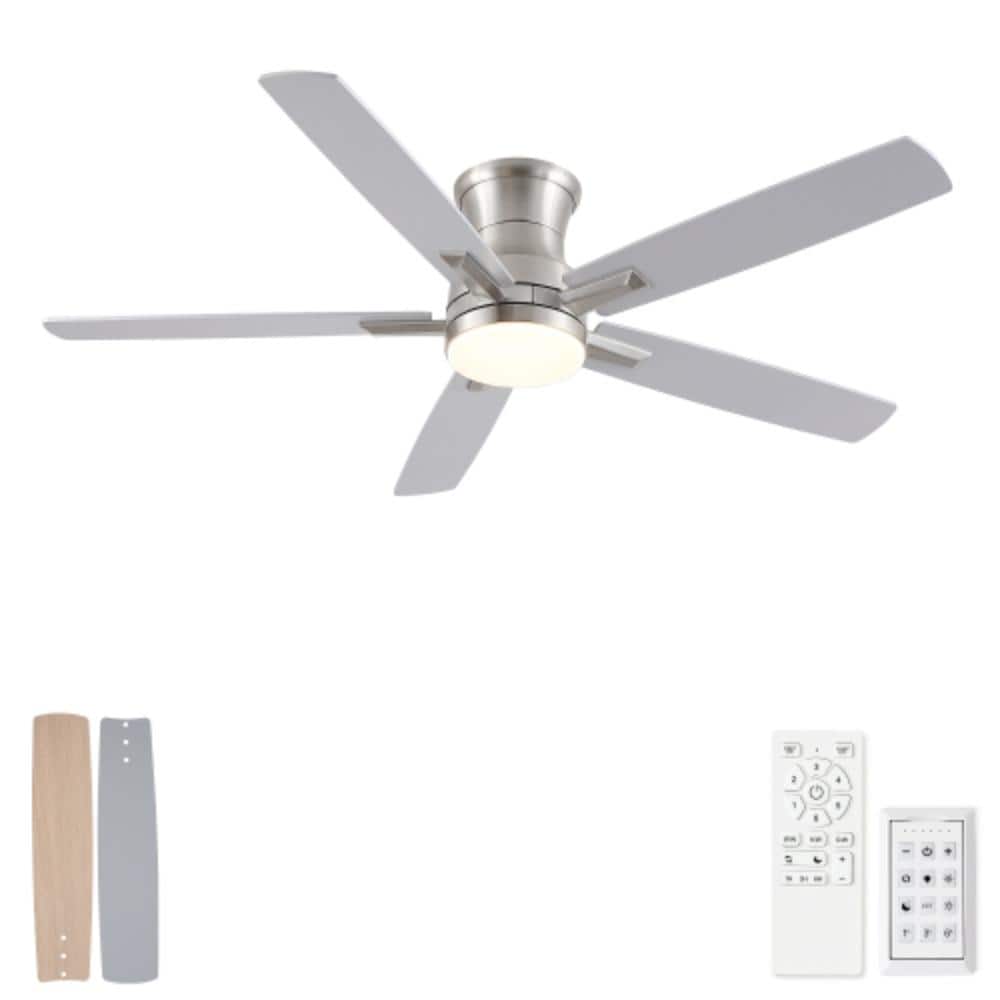 "52"" Ceiling Fan 5 Plywood Blades 6 Speeds Remote Dimmable 3000-6500K" price history on PriceWatchPro