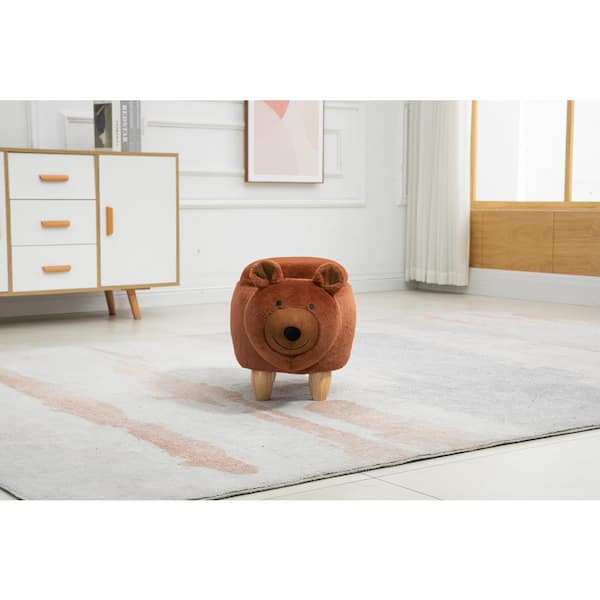 Animal footstool store with storage